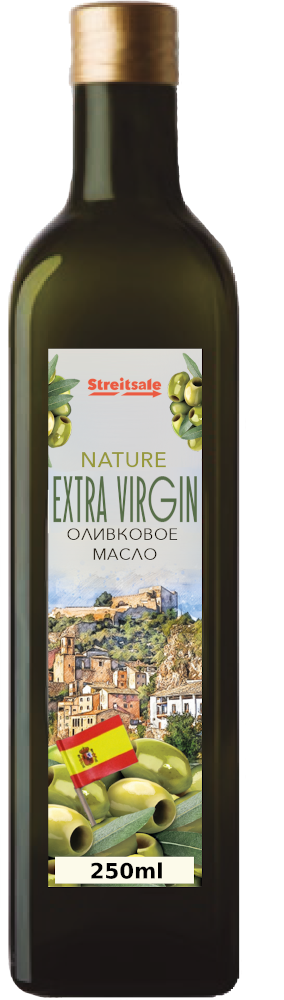 Extra Virgin Olive Oil in a 250ml glass bottle